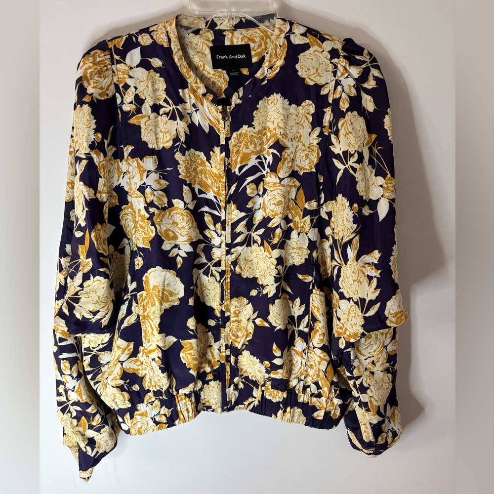 Frank And Oak Floral Patterned Jacket - Picture 2 of 5